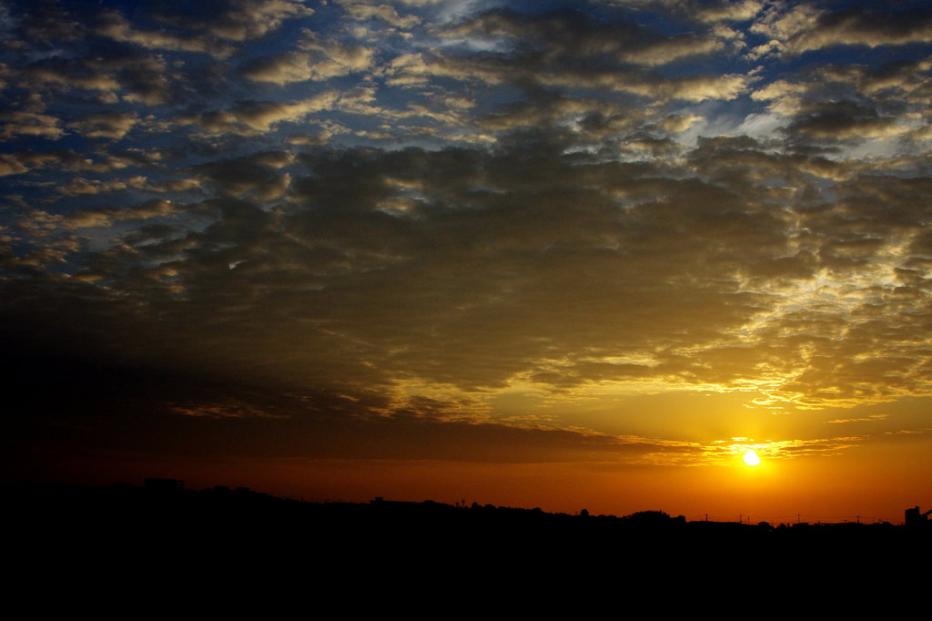 台風一過の澄んだ空