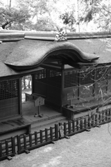 石上神宮内出雲建雄神社拝殿外観（奈良）