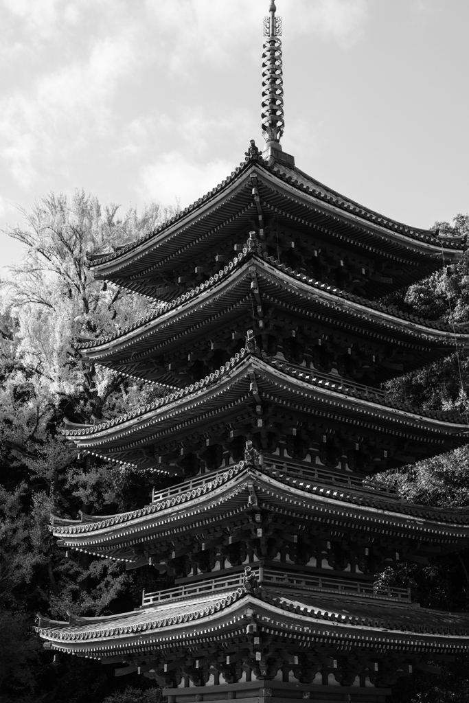 明王院五重塔（広島県福山市）