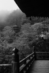 長谷寺本堂より五重塔を望む（奈良）