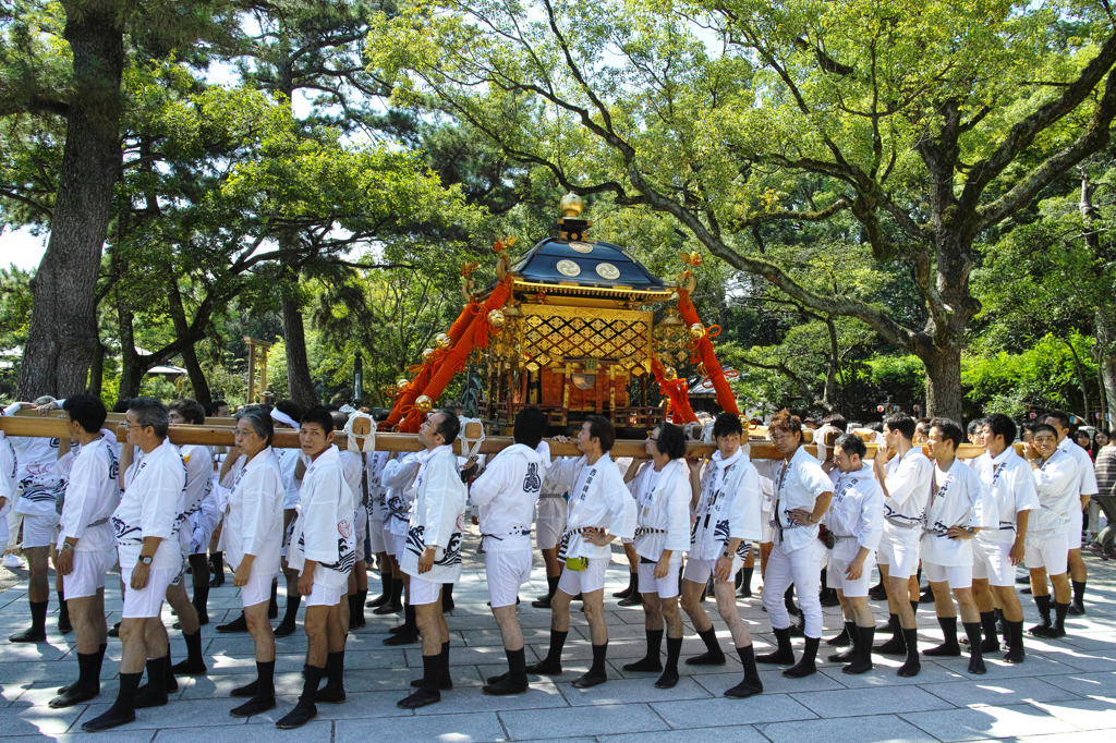 西宮神社（兵庫）　えびす様神輿