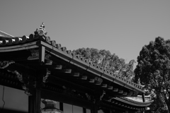 仁和寺金堂屋根（京都）