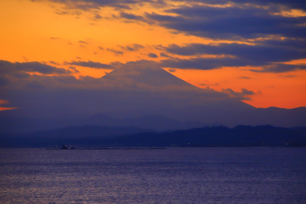 夕暮れ