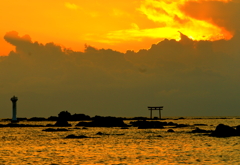 夕映え