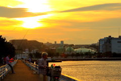 夕映えの一時
