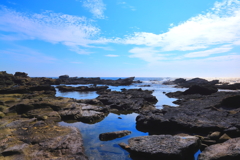 過行く夏の海