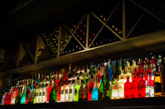 at the bar..