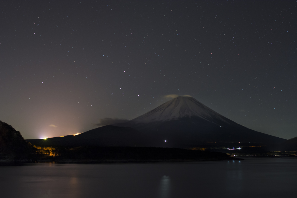 富士の星空