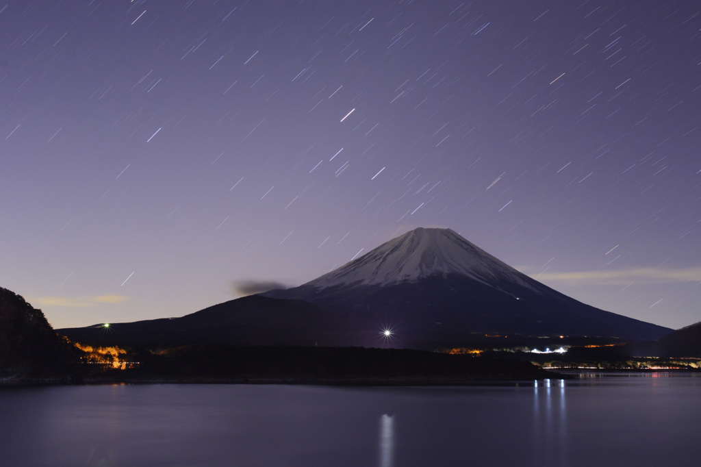 Mount Fuji with any stars