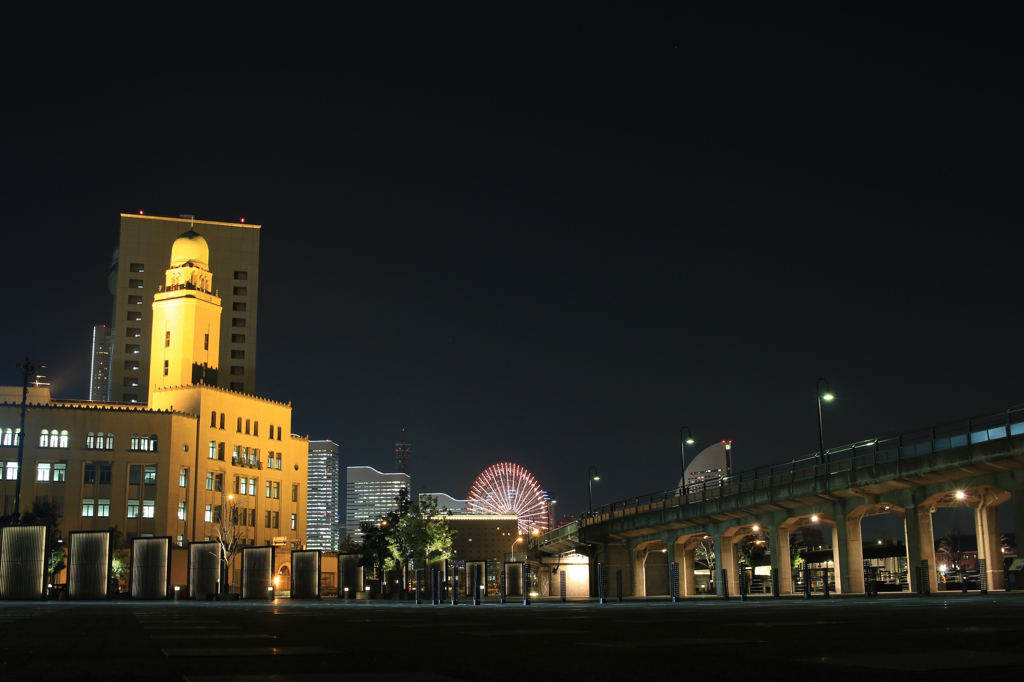 夕食後のお散歩