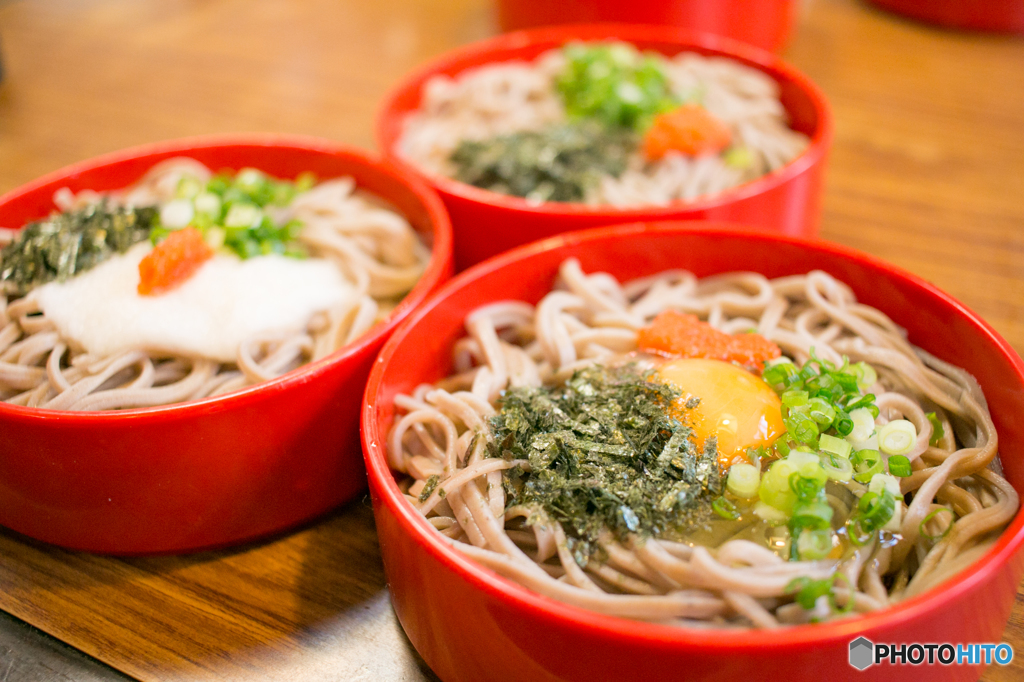 食べる直前に汁をかけましょう