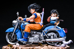 ドラゴンボール　父子 バイク