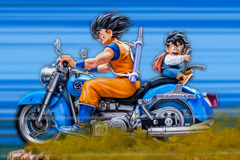 ドラゴンボール 父子バイク