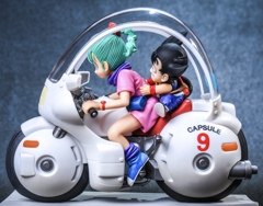 孫悟空&ブルマ バイク