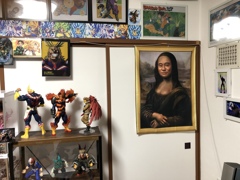 名画　ハマ・リザ　笑