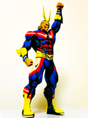 SMSPオールマイト 二次元彩色