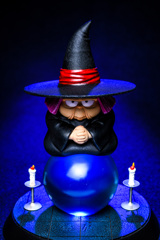 占いババをストロボ撮影