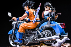 ドラゴンボール　父子 バイク