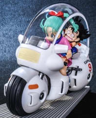 孫悟空&ブルマ バイク