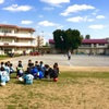 試合前のミーティング