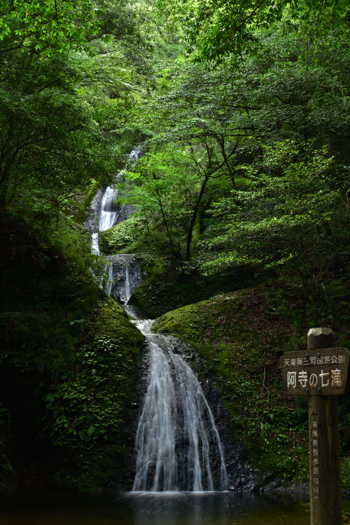 阿寺の七滝
