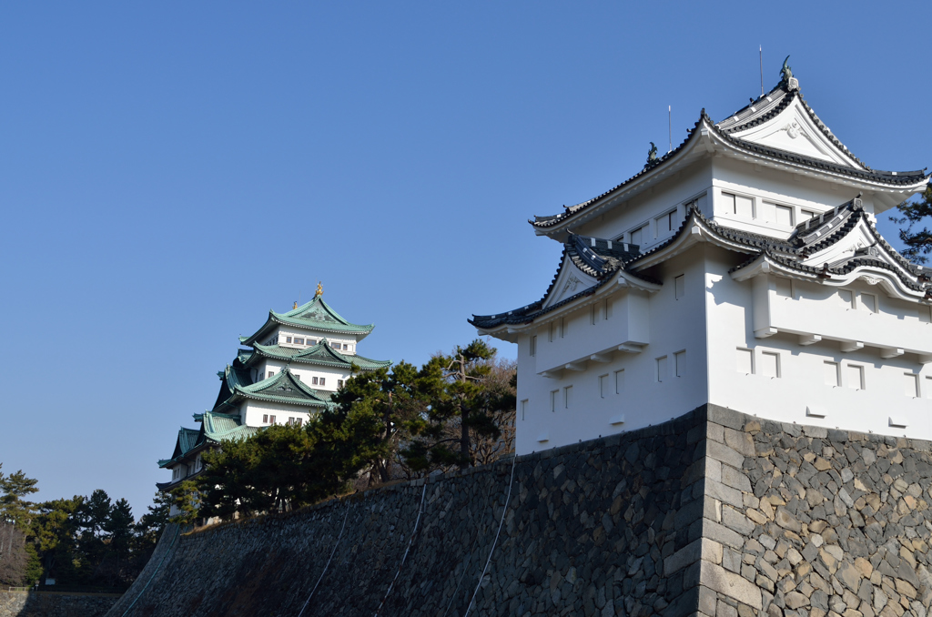 補修工事後の櫓から