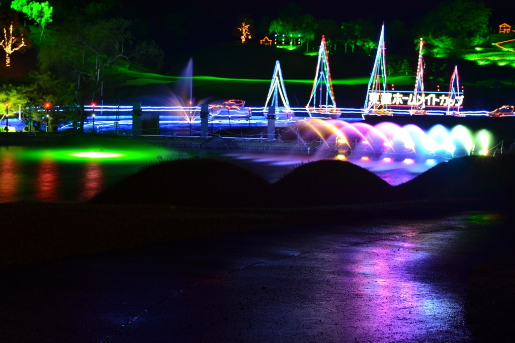 夜の多度カントリー