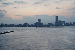 みなとみらい夕景