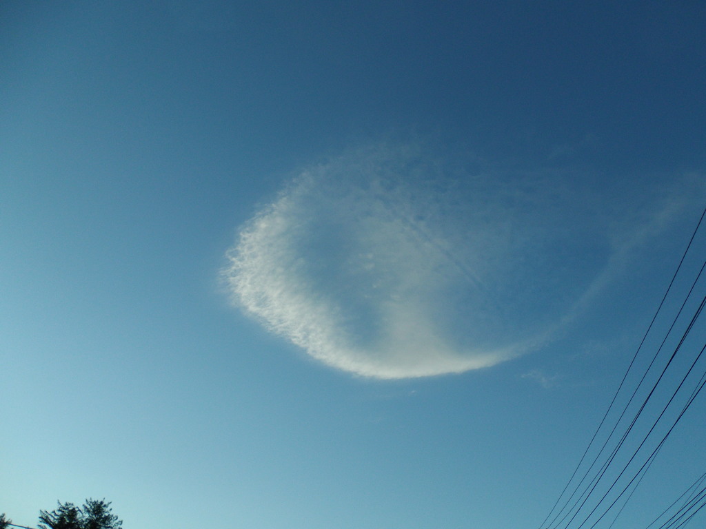 変な雲