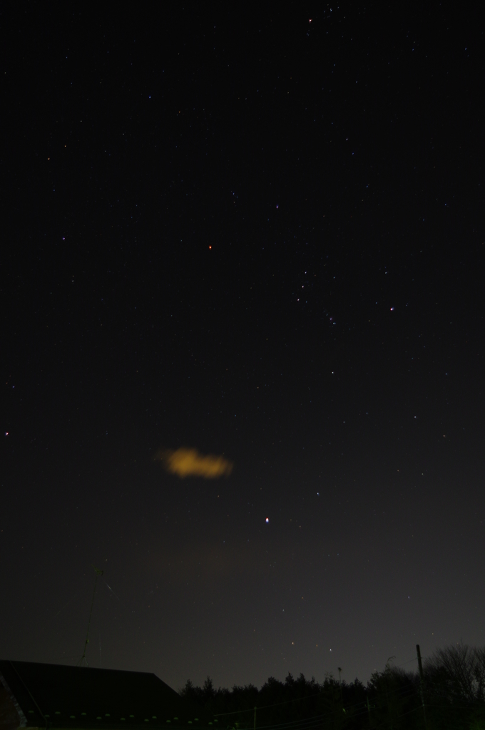 夜の雲