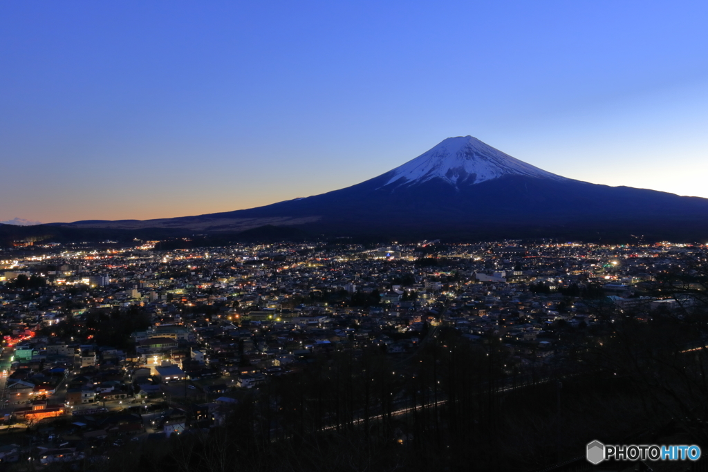 浅間神社夜景
