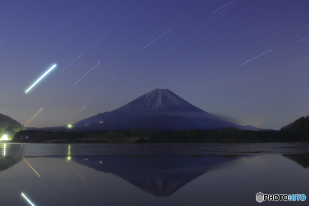 精進湖の未明