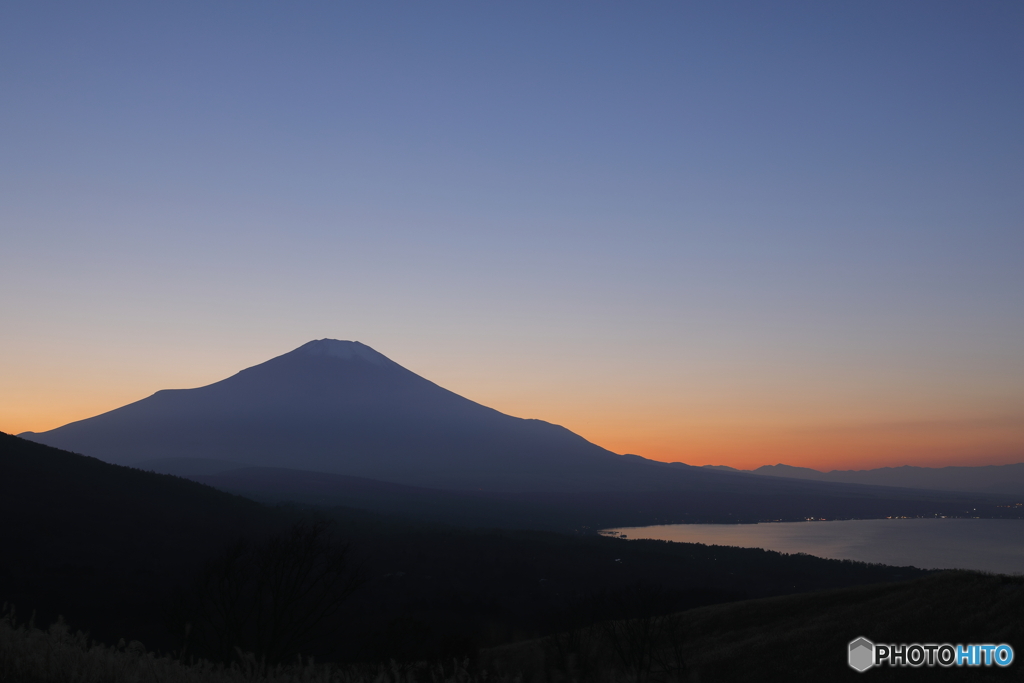 パノラマ夕景