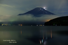 「おぼろ月夜と笠富士」