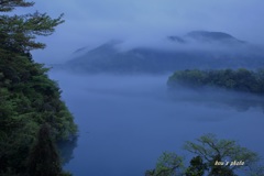 津久井湖の朝