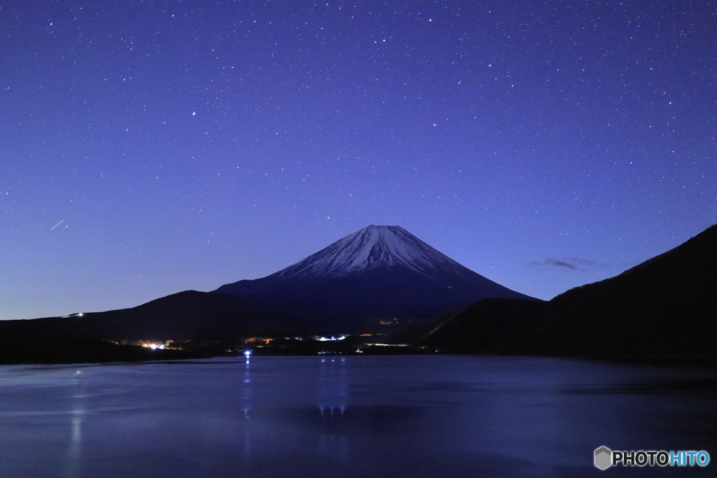 本栖湖星景