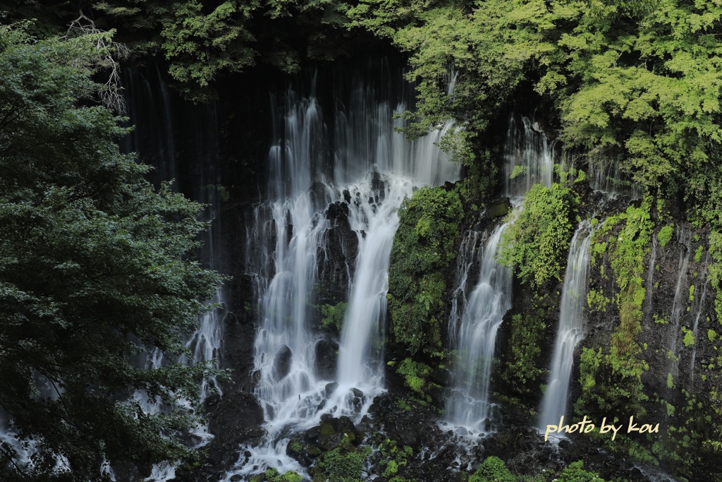 「白糸の滝」