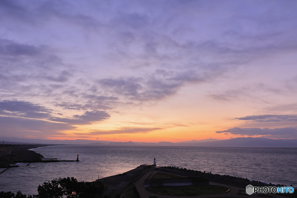 田子の浦の朝