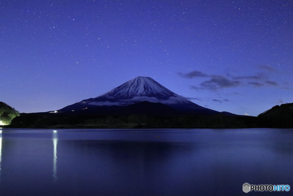 精進湖星景