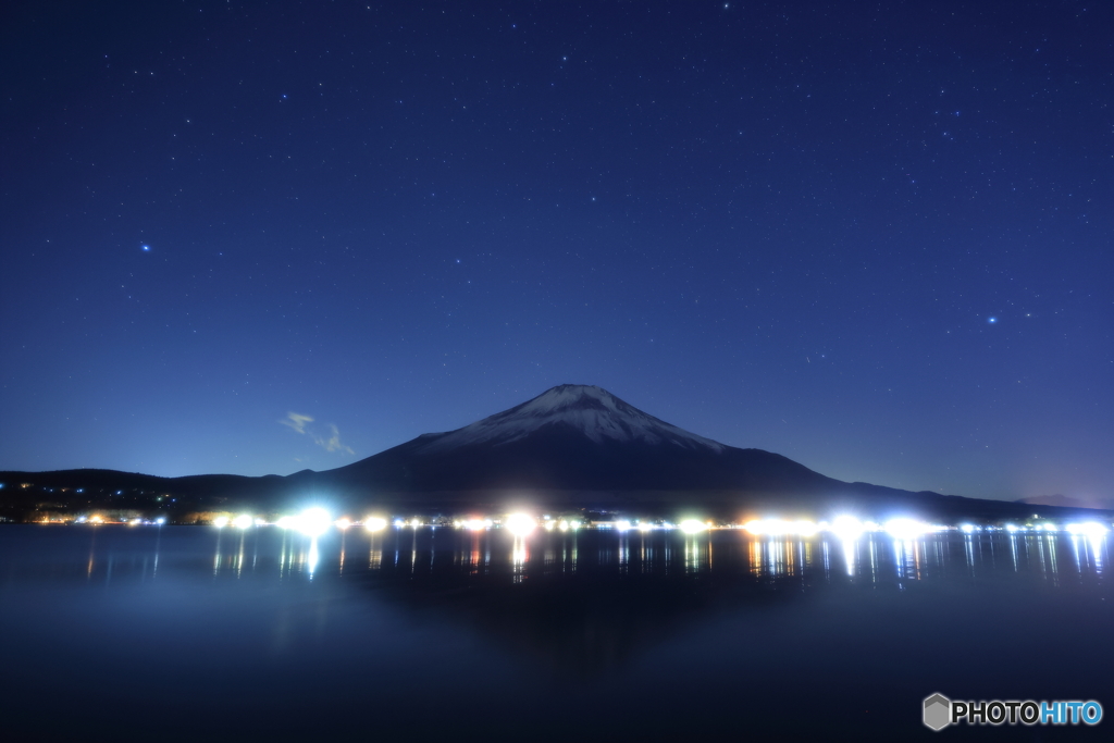 山中湖　星景