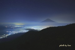 「夜景　川の流れのように」