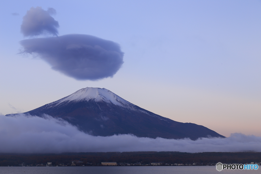 山中湖朝景