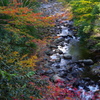 渓谷の秋
