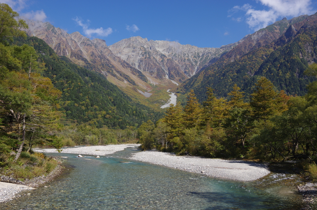 山旅：上高地秋の訪れ