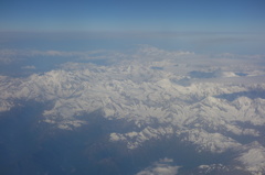 旅の写真館：スイスアルプス上空２
