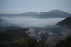 大分の景色：由布盆地