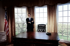 ホワイトハウスにて