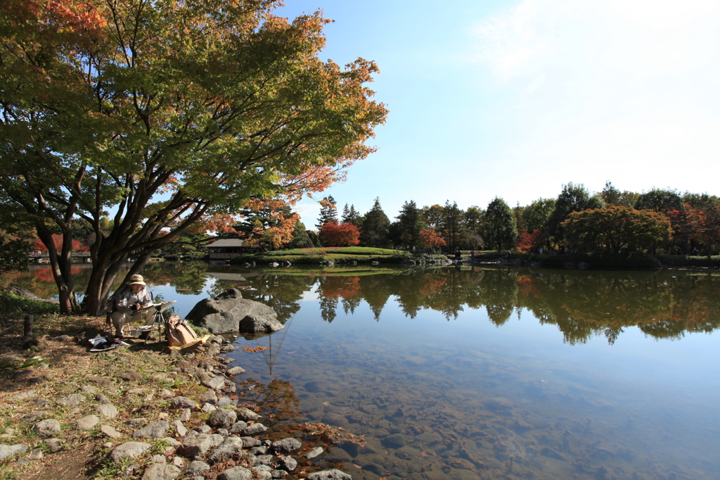 キャンパスに描いてみた