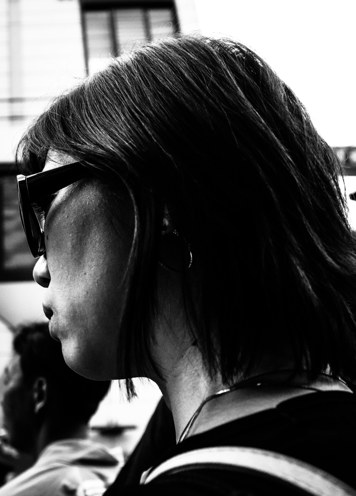 Aiming for Bruce Gilden　サングラスの奥