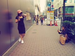 ポートレート撮影シーン